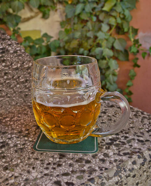 Mug of beer on the table