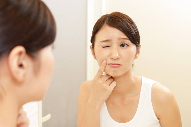 istock Woman with an uneasy look 610042128