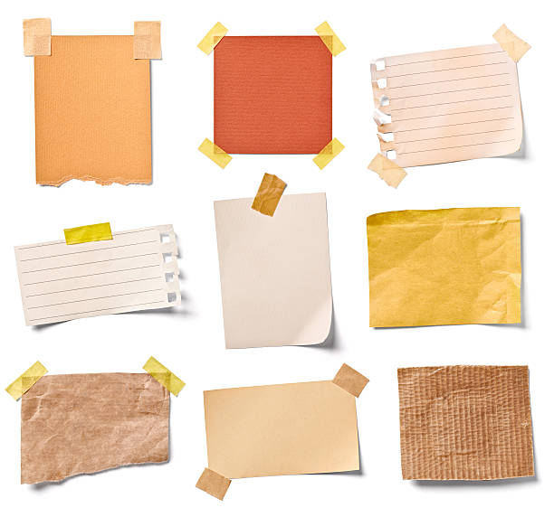 istock vintage note paper office business 610042574