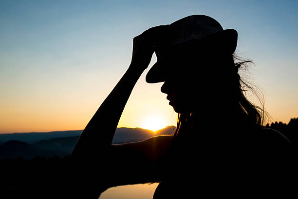 istock Silhouette of girl 610043564