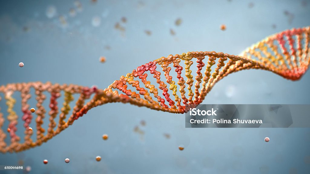 컬러 Dna 가닥 나선 분자 구조 세포에 대한 스톡 사진 및 기타 이미지 - 세포, 일체감, 0명 - iStock