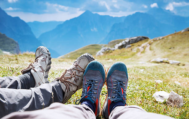 istock Travel trekking leisure holiday concept. 610047642