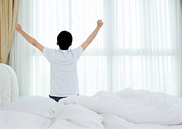 istock Young man stretching in the morning 610049702