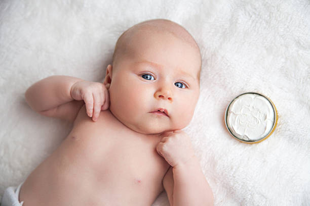 istock Healthy Feeling Skin Makes A Happy Baby 610114244