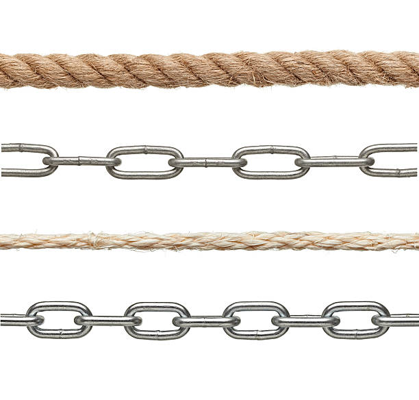 istock chain rope connection slavery strenght link 610114544