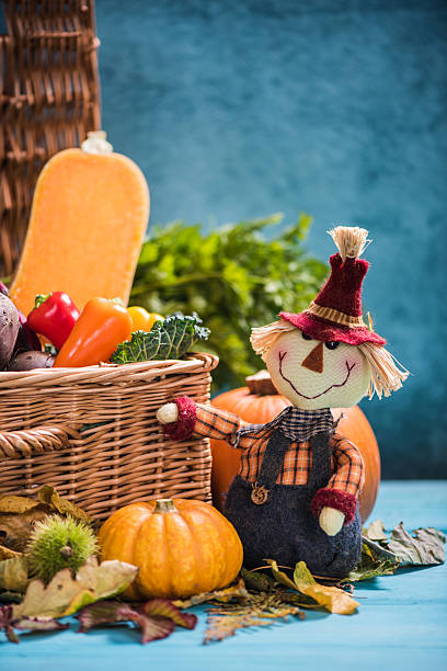 istock Thanksgiving concept, local harvest produce 610114908