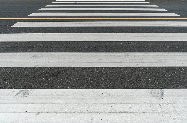 istock Crosswalk on asphalt road 610119824