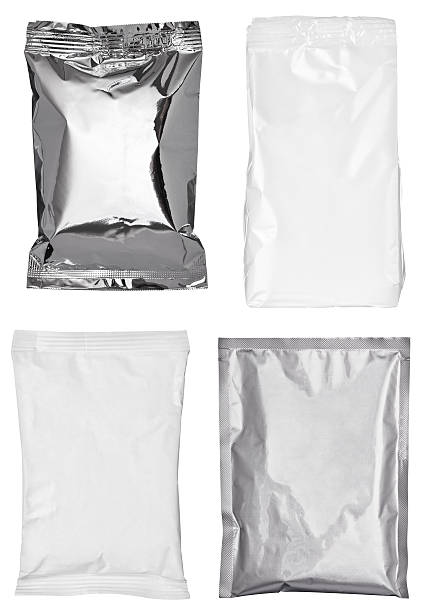 istock silver aluminum bag package food template 610121516