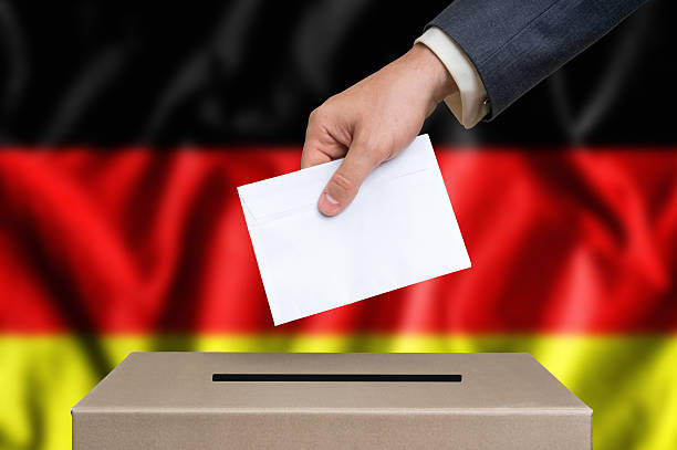 istock Election in Germany - voting at the ballot box 610125032