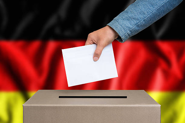 istock Election in Germany - voting at the ballot box 610125060