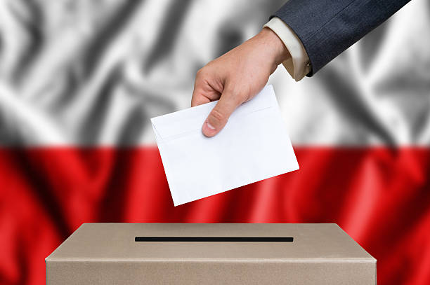 istock Election in Poland - voting at the ballot box 610125162