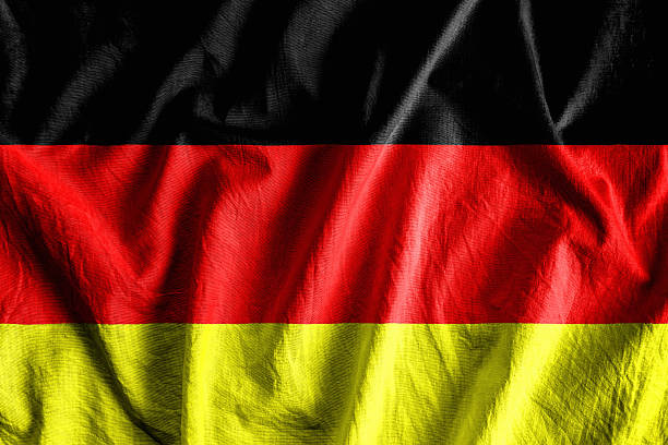 istock Waving flag of Germany 610125700