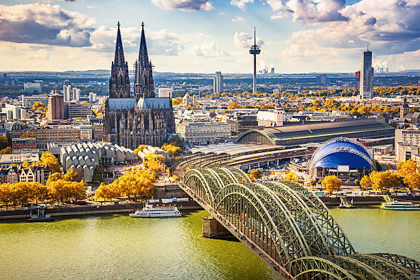 istock Aerial view of Cologne 610129014