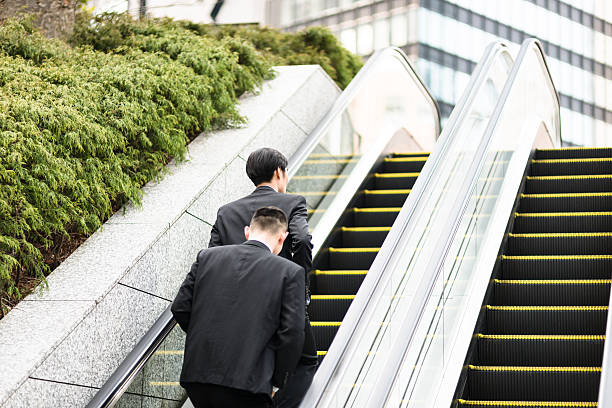 japanese Business on the escalator