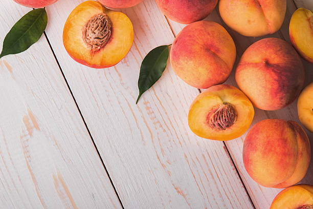 istock juicy and ripe peach fruits 610135724