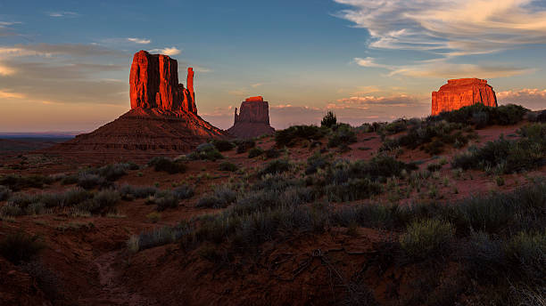 istock Sunset view at Monument Valley, Arizona 610138748
