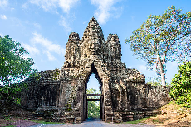 istock The Gate to Ancient Bayon Temple. 610139680