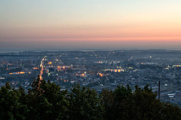 istock Sunrise over the city. 610141086