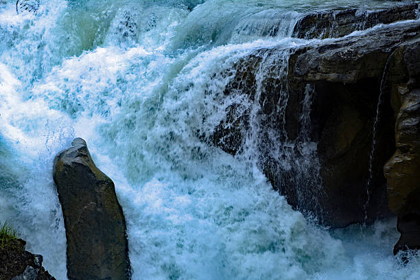 istock Sunwapta Falls from Sunwapta River in National Park Jasper, Alberta, Canada 610145994