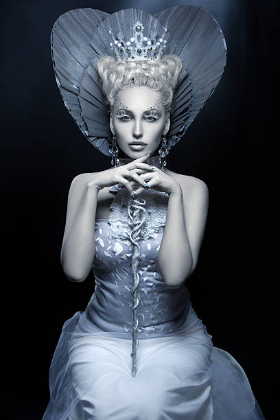 istock Portrait of winter queen 610146210