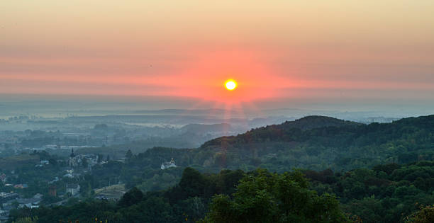 istock Sunrise over the city. 610148976