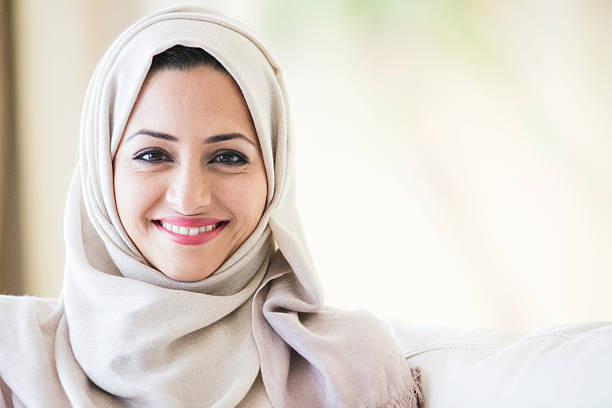 istock Beautifule middle eastern woman in Hijab. 610153514
