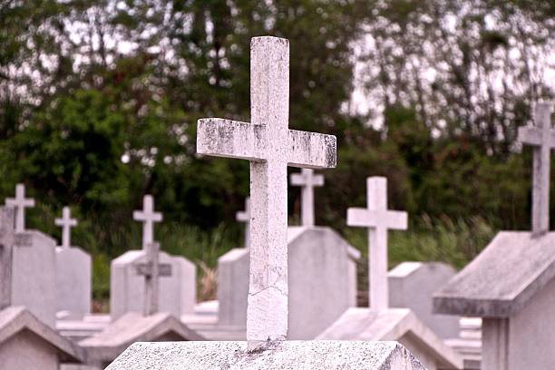 istock Chinese Christian Cemetery 610159114