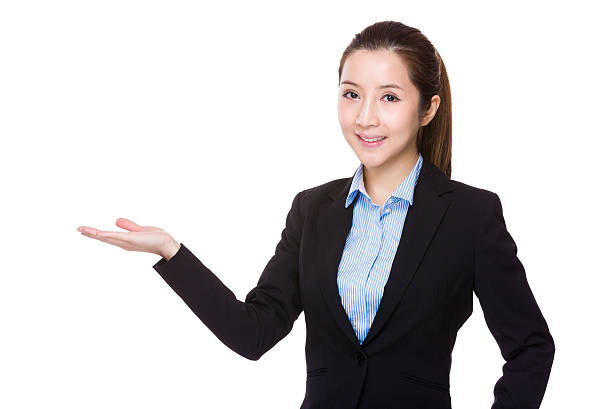 istock Businesswoman gesturing 610219414