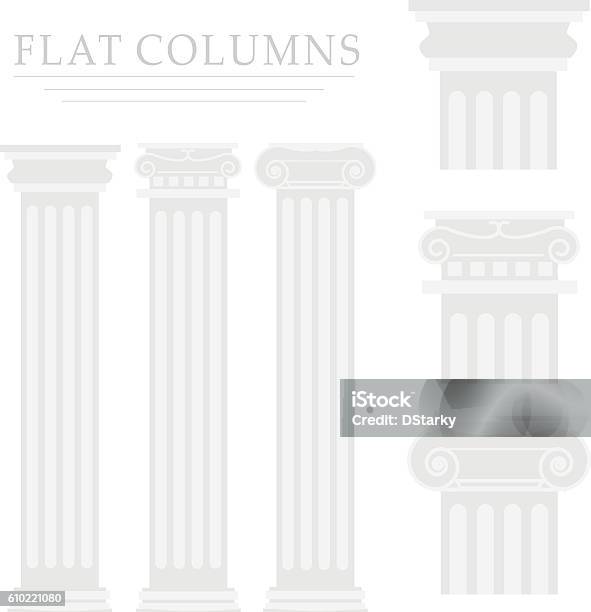 Roman Column Graphics Ancient Roman Column Stock Illustration - Download Image Now ...