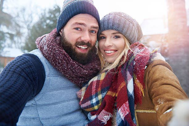 istock Selfie in the winter time 610223392