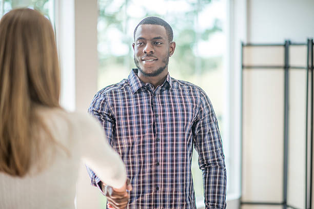 istock Meeting a New Associate at the Office 610225278