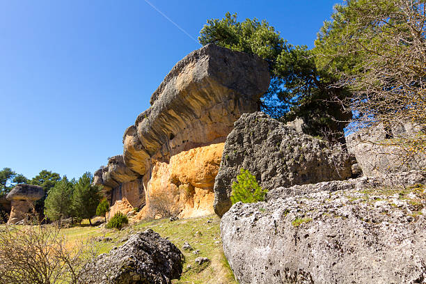 istock Rocks with capricious forms in the enchanted city of Cuenca, 610225524