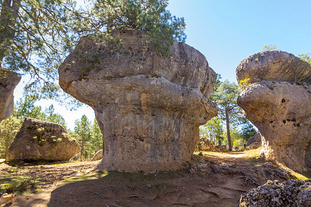 istock Rocks with capricious forms in the enchanted city of Cuenca 610225882