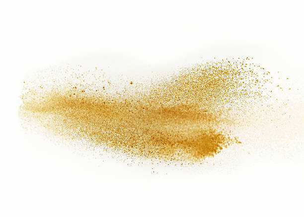 Sprinkled condiment powder Condiment powder in motion, selective focus.   cardamom stock pictures, royalty-free photos & images