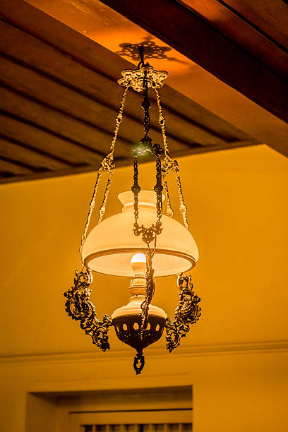 istock Vintage Classic Lantern Hang from to Ceiling. 610232706