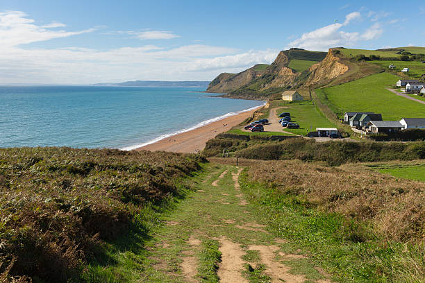 istock South west coast path Eype Dorset uk near West Bay 610237058