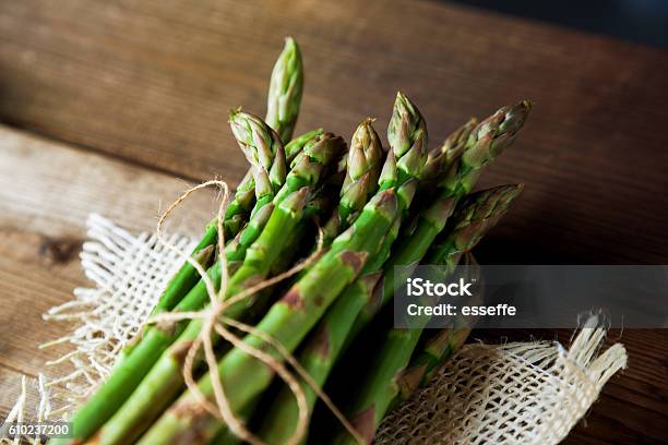 Bunch Of Asparagus Stock Photo - Download Image Now - Recipe, Asparagus, Springtime