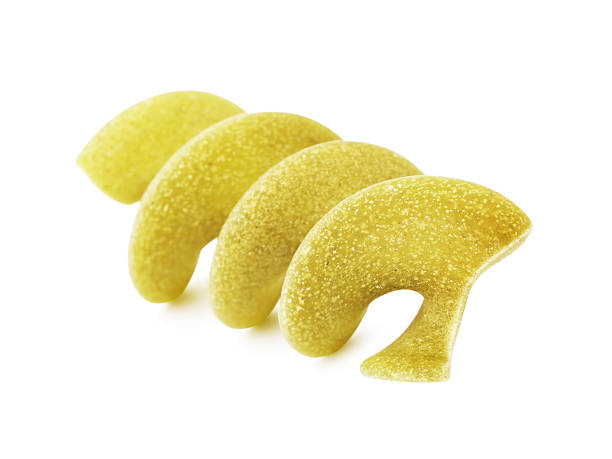 istock Raw Green Spiral Pasta 610238798