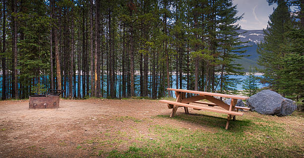istock Campsite at Spray Lakes, near Canmore, Alberta. 610239268