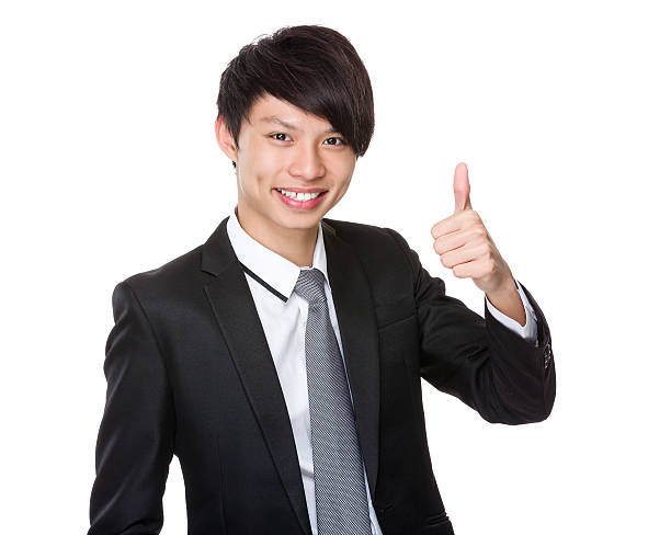 istock Businessman giving thumbs up 610240736