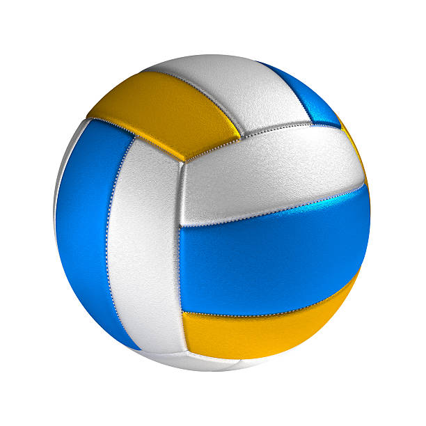istock Volleyball ball isolated on the white background 610241704