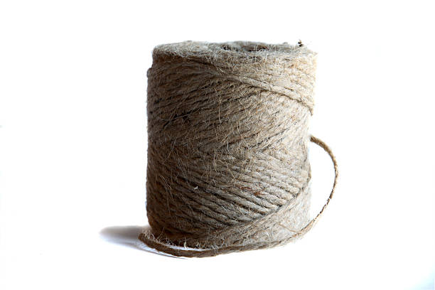 istock Jute twine against a white background 610250556