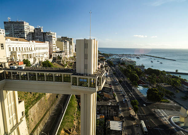 vista aérea de salvador da bahia, brasil - salvador bahia state brazil architecture imagens e fotografias de stock