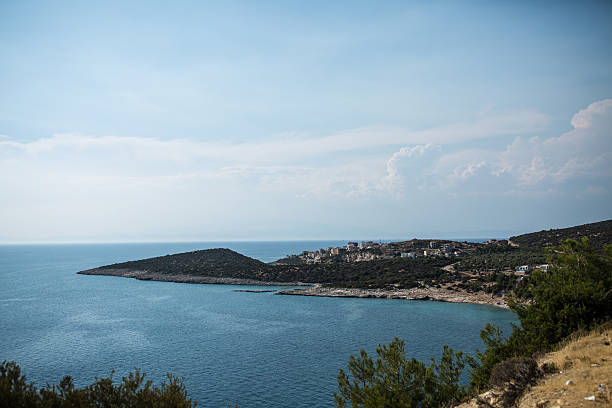 istock Beautiful sea landscape on Thassos Greece 610252540
