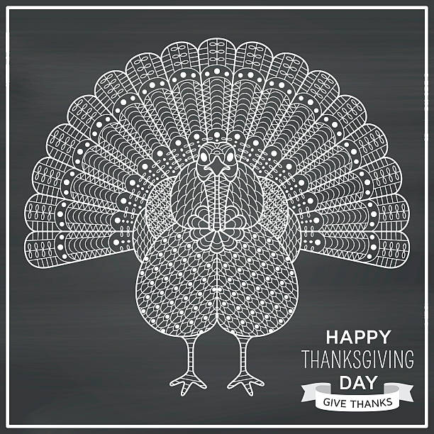 Stylised Turkey 30+ Carved Turkey Thanksgiving Stock Illustrations, Royalty-Free Vector ...