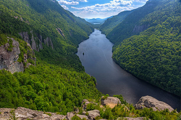 istock Lower Ausable Lake from Indian Head Lookout 610257706