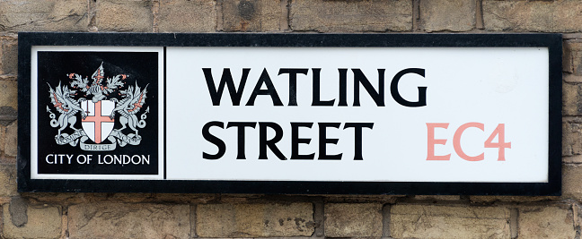 Watling Street Sign, London