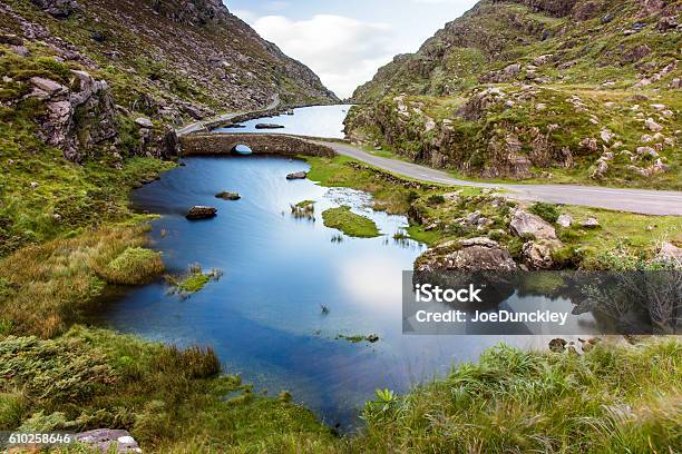 Black Lough Gap Of Dunloe Stock Photo - Download Image Now - Killarney National Park - Ireland, County Kerry, Killarney - Ireland