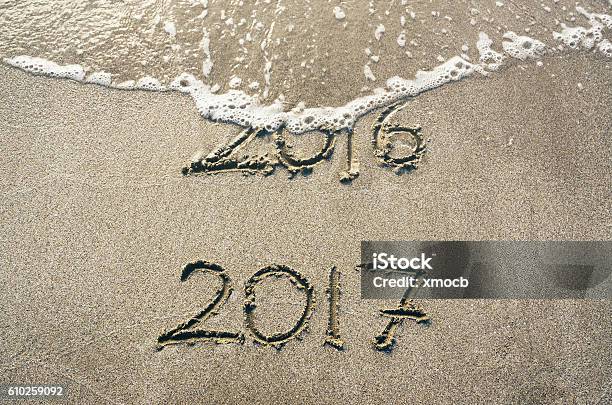 Good Bye 2016 Hello 2017 Stock Photo - Download Image Now - 2016, 2017, Alphabet