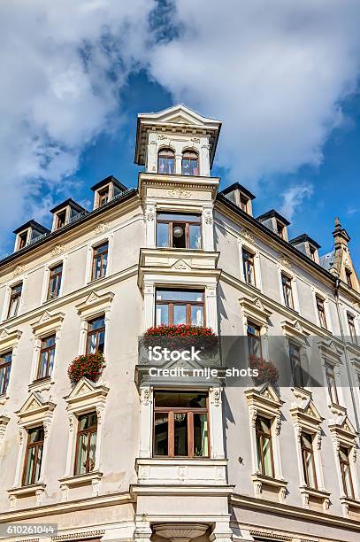 Representative Building In Freiberg Stock Photo - Download Image Now - Freiberg, Saxony, Apartment